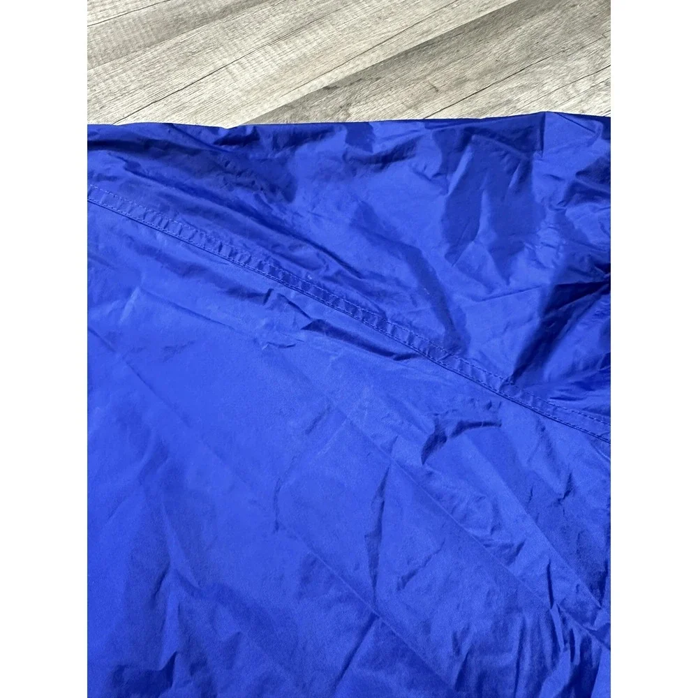 VTG North Face Mens Blue Black Full Zip Windbreaker Jacket Size Large‎